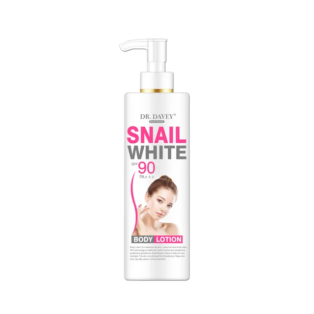 DA.DAVEY Moisturizing Whitening Lightening Snail White Body Lotion SPF90
