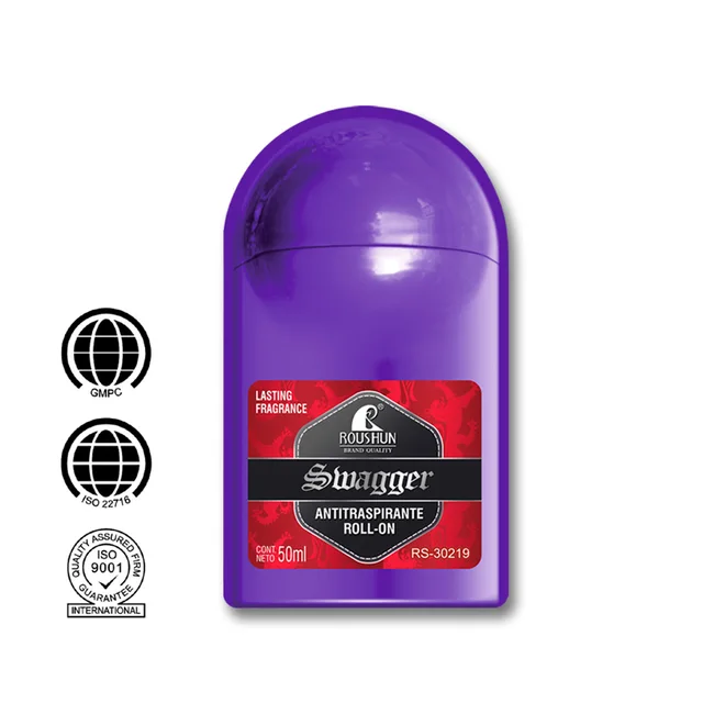 ROUSHUN Antiperspirant Deodorant Roll-on ultra dry & protected speed cool 50ml Up to 48 hours