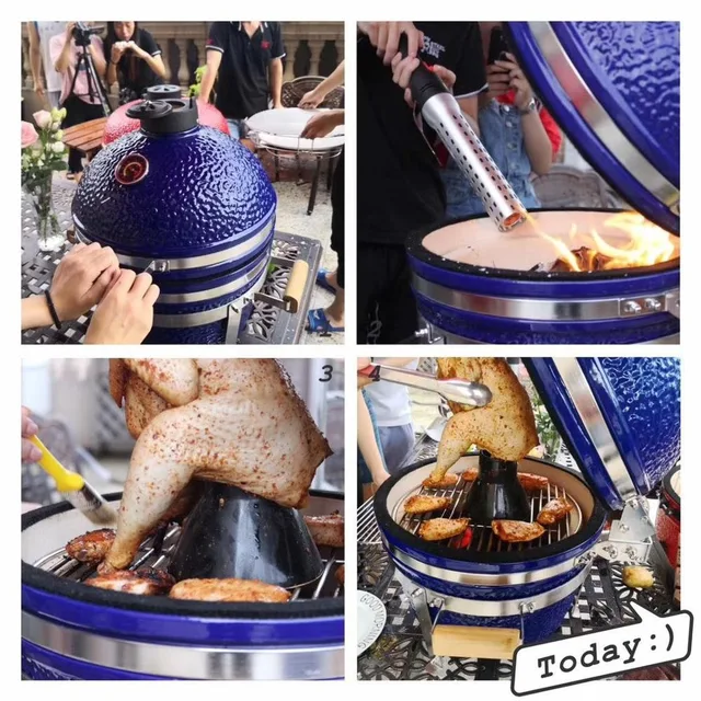SEB turkey sitter, ceramic chicken sitter