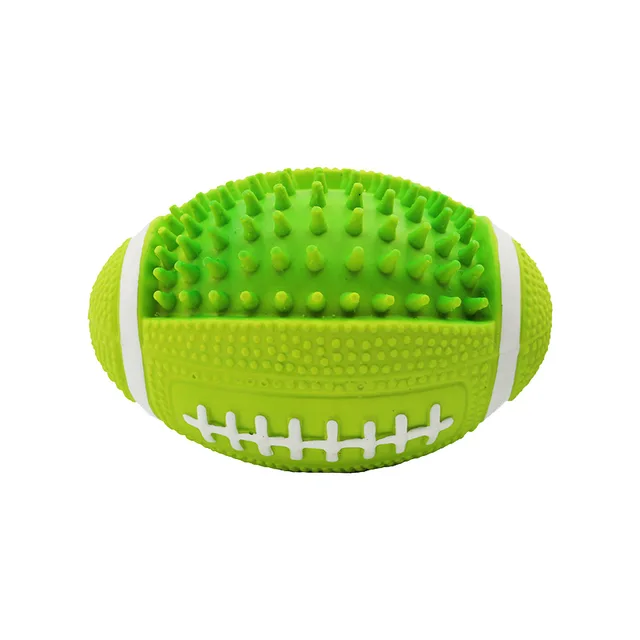 5.5" Latex American Football Natural Latex Dog Pet Toys