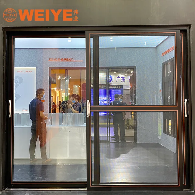 Narrow frame sliding door
