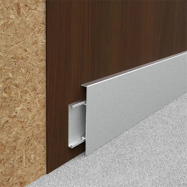 Aluminum Skirting Board Easy Installation