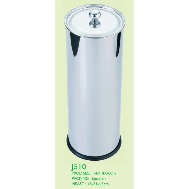 Stainless steel roll paper holder