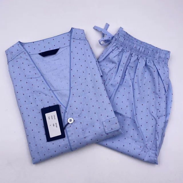 100%cotton men's woven pajamas