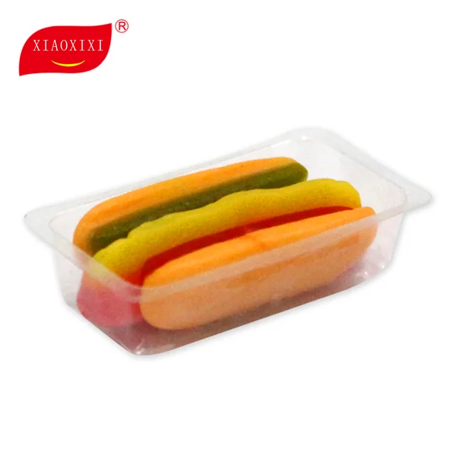Gummy hot dog