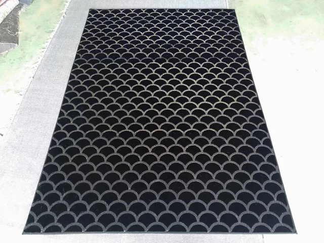 Faux Rabbit Fur Carpet(pattern in print)