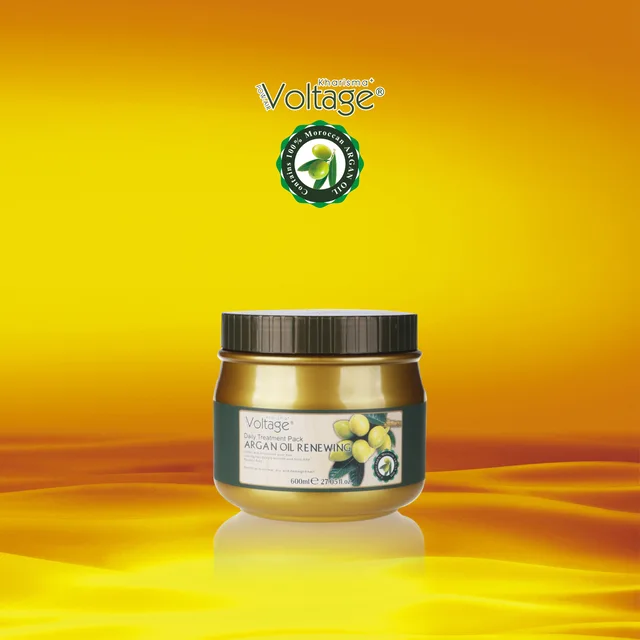 Kharisma Voltage Argan Oil Hair Care Renewing Daily Hair Treatment 600ML Moisturizer Treatment for Dry & Damaged Hair OEM