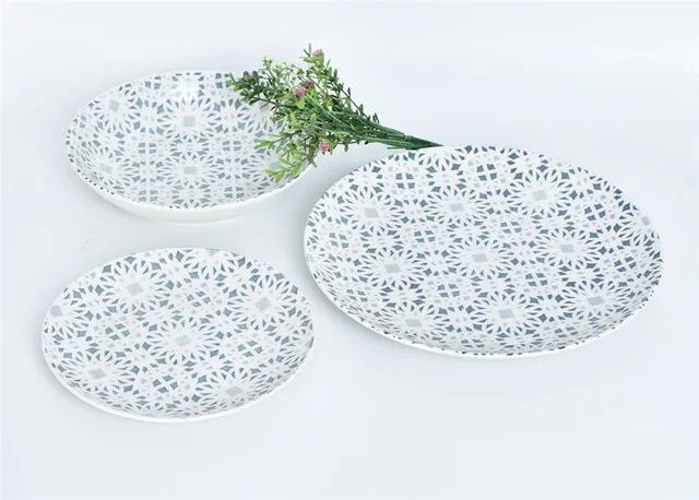 Under galzed stamp dinner set for 6 people