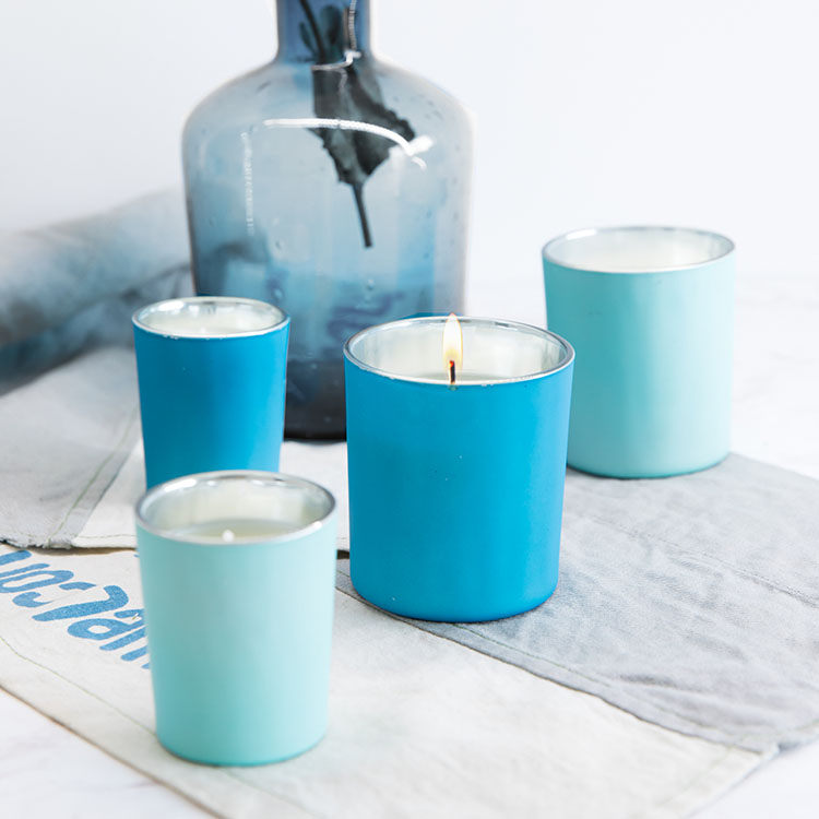 Candle holder soy wax scented candle glass candle jar