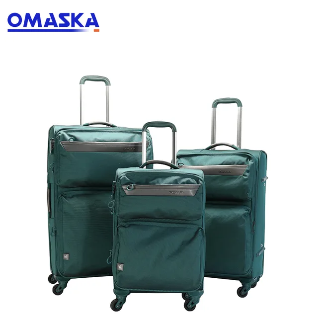3 pieces 20 24 28 inch fabric trolley travel luggage set