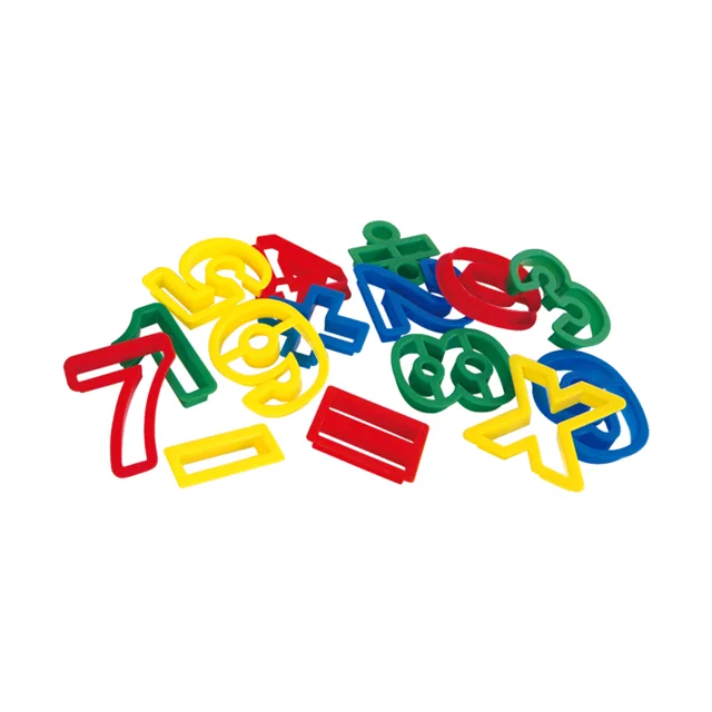Dough 10 Number and 5 Symbol Moulds