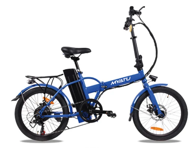 Electric folding bike