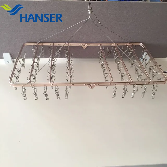 Stainless steel folding square drying rack