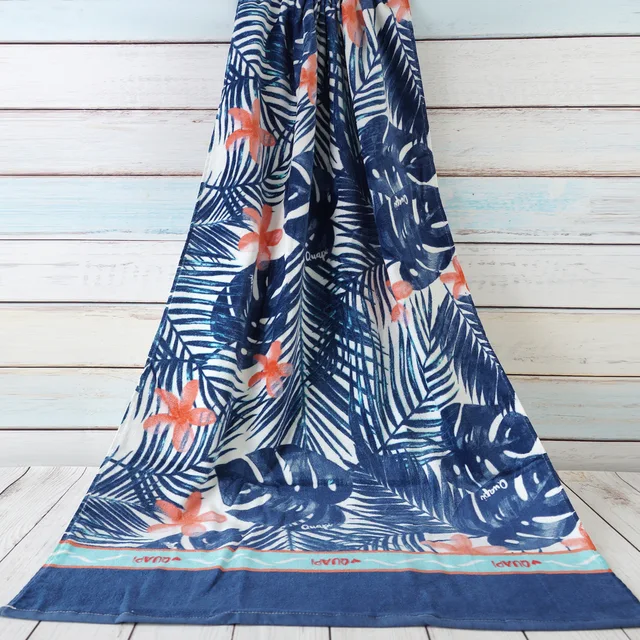 Wholesale Custom Multi-Color Beach Towel of 100% Cotton Printed Pattern