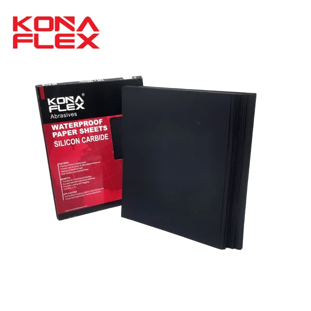 Konaflex 9"X11" Silicon Carbide Waterproof sandpaper Sheets