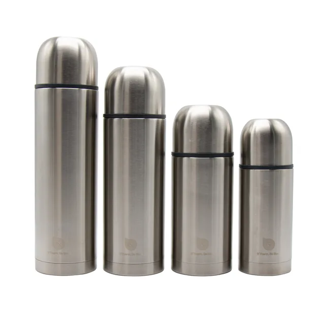Thermos with Extra Plastic Cup Stainless Steel Vacuum Flasks 500-1200 ml 17-40 oz