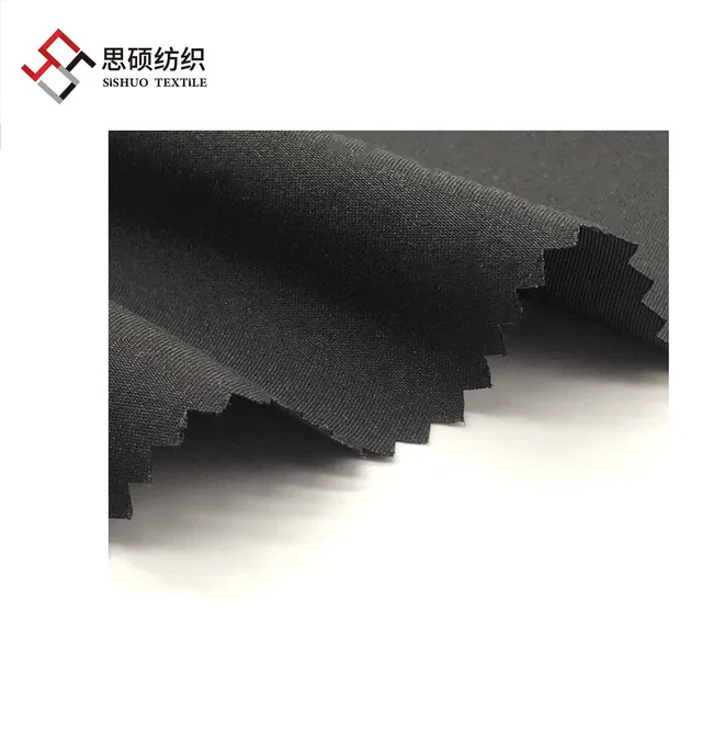 Recycled polyester brushed twill microfiber