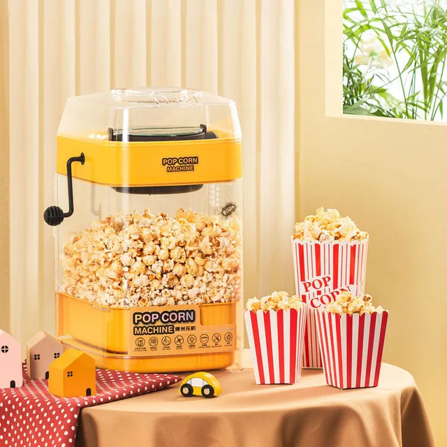 Electric popcorn maker machine