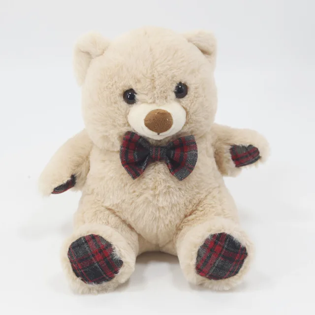 Plush bow tie bear