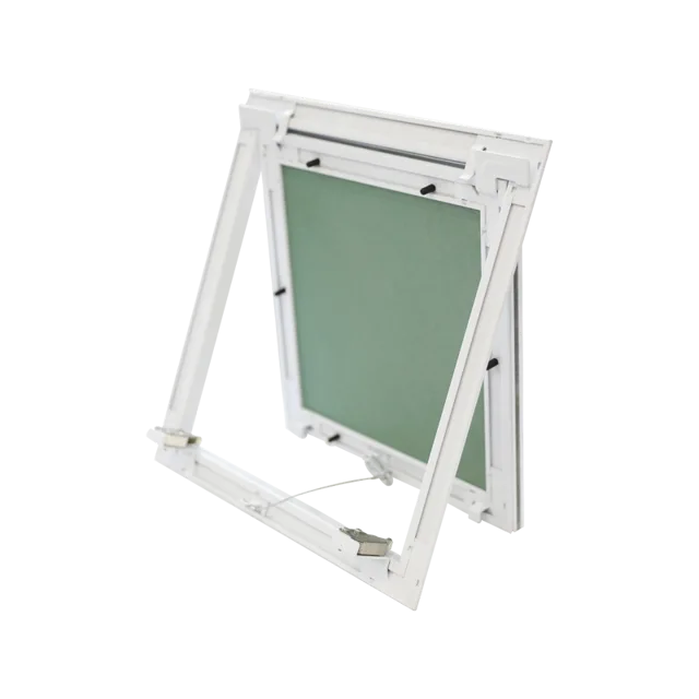 Aluminum access panel with waterproof gypsum baord.