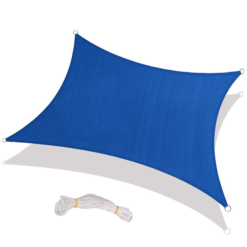 Square Waterproof Sun Shade Sail UV Block Canopy Cover for Outdoor/Patio/Garden/Beach
