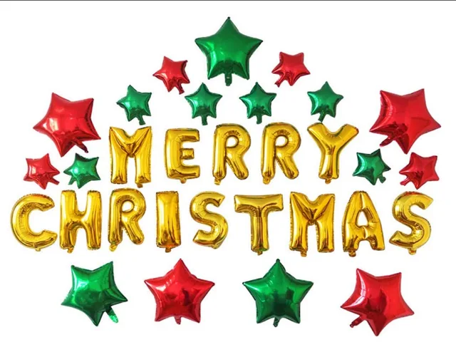 2020 Canton Fair Hot Sale Merry Christmas Foil Balloon Mylar Balloon