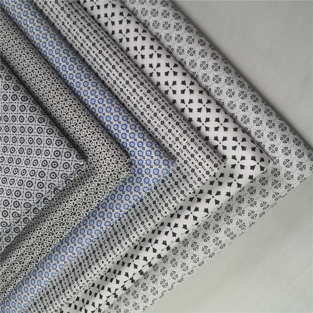 Polyester cotton printed fabric
