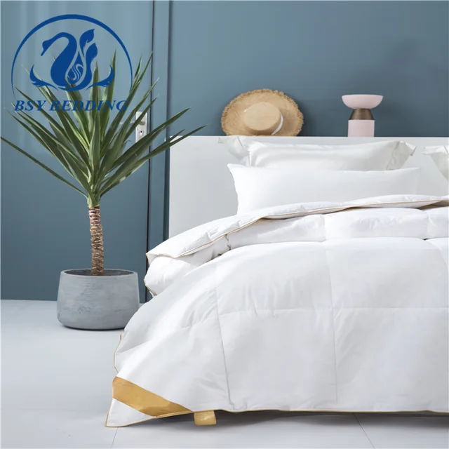100%white duck feather duvet