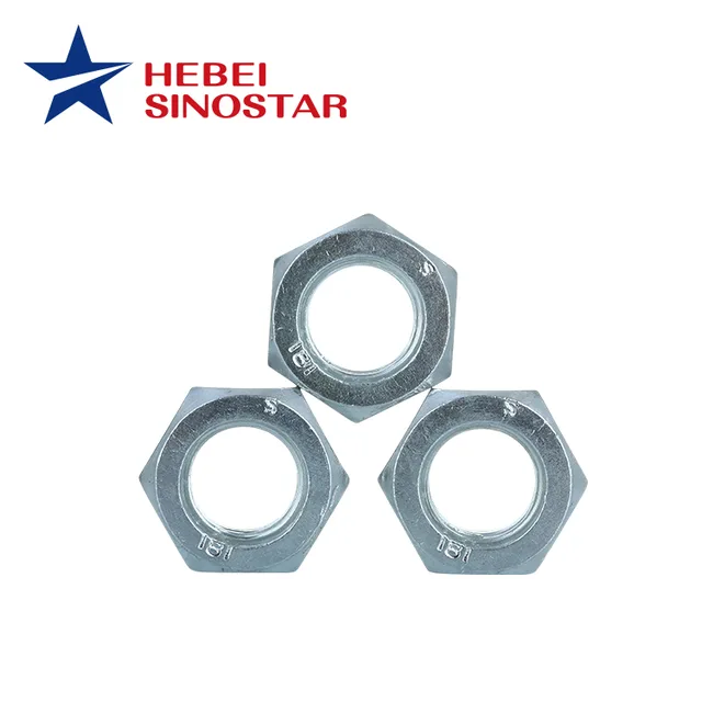 Hexagona Nuts With Flange