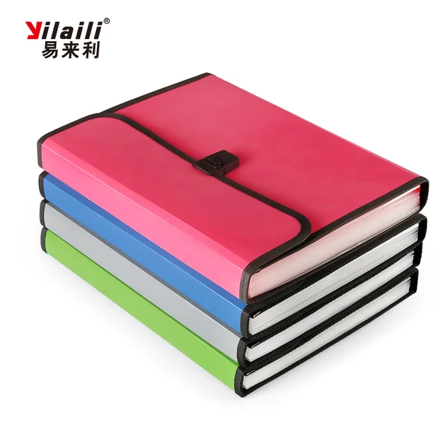 Expanding File with Buckle Closure