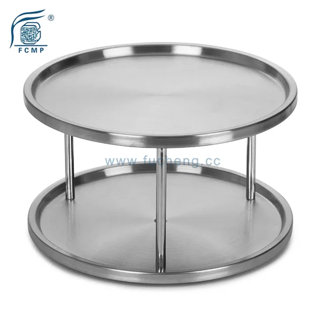 Stainless Steel 2 tier lazy susan