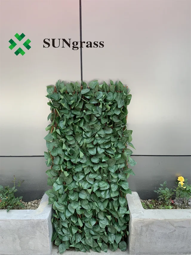 100cm*200cm extendable wicker artificial hedge fencing screening green garden items