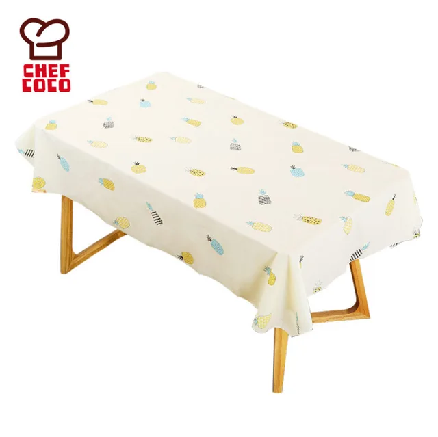 137x137cm plastic table cloth water proof PEVA tablecloth plastic water proof tablecloth