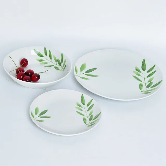 18pcs cooper shape dinner set