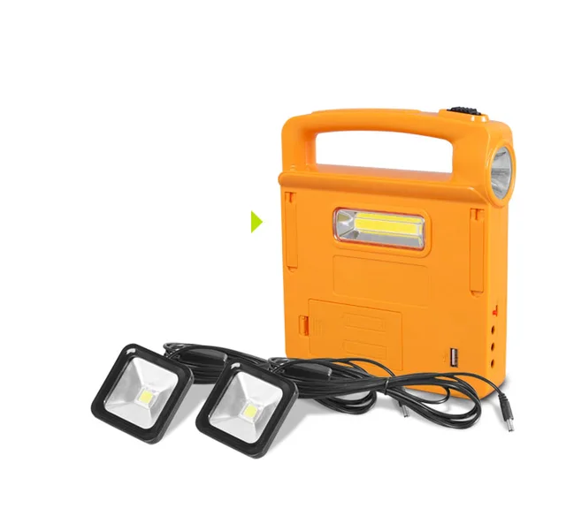 Tiger world SE09 solar power portable flood light for outdoor lighting mobile lighting