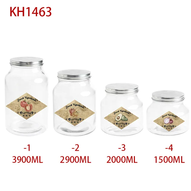 Storage bottles, storage jars, glass bottles, sealed jars