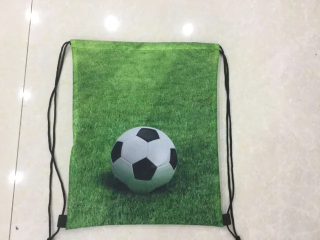 Drawstring bag with all over printing