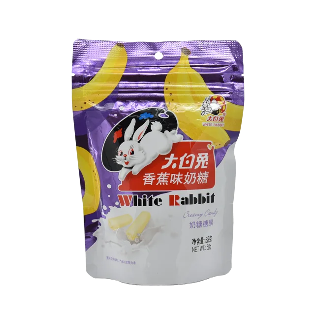 White Rabbit Banana Flavor Creamy Candy(58G)