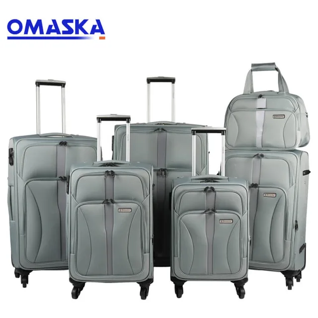 Luggage luggage luggage luggage luggage luggage soft nylon factory oem customize logo wholesale luggage trolley bags soft suitcase