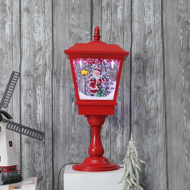 Snowing tabletop lantern