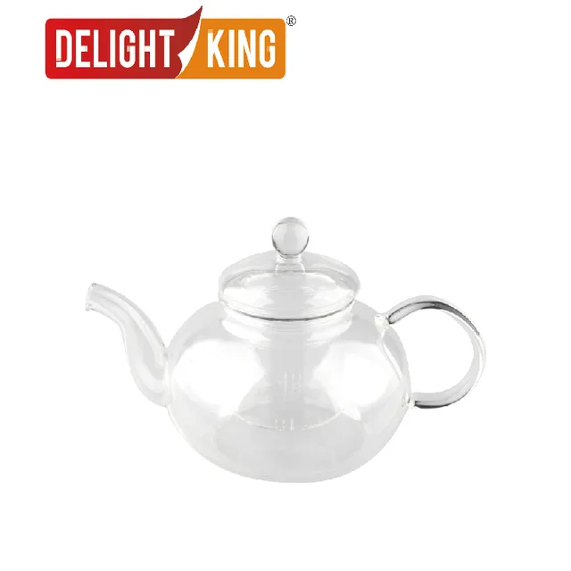 DK GLASS heat resistance glass tea cup coffee pot sets with infuser