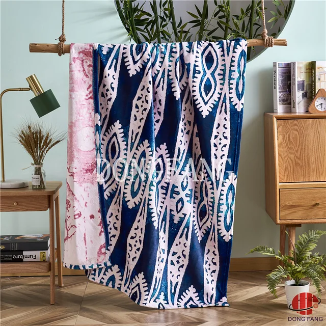 100% polyester digital printed flannel blanket