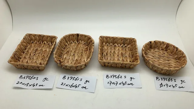 Small water hyacinth folk tray