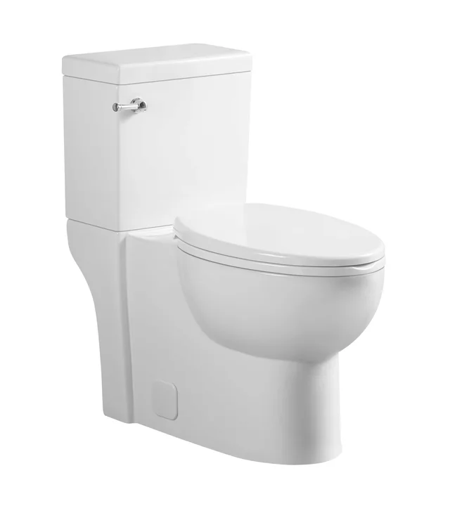 Modern siphon round single flush cupc two piece toilet