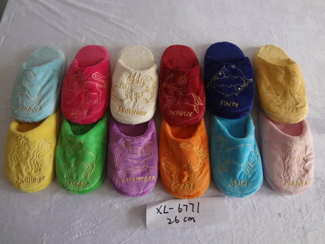 12 Zodiac Home Slippers