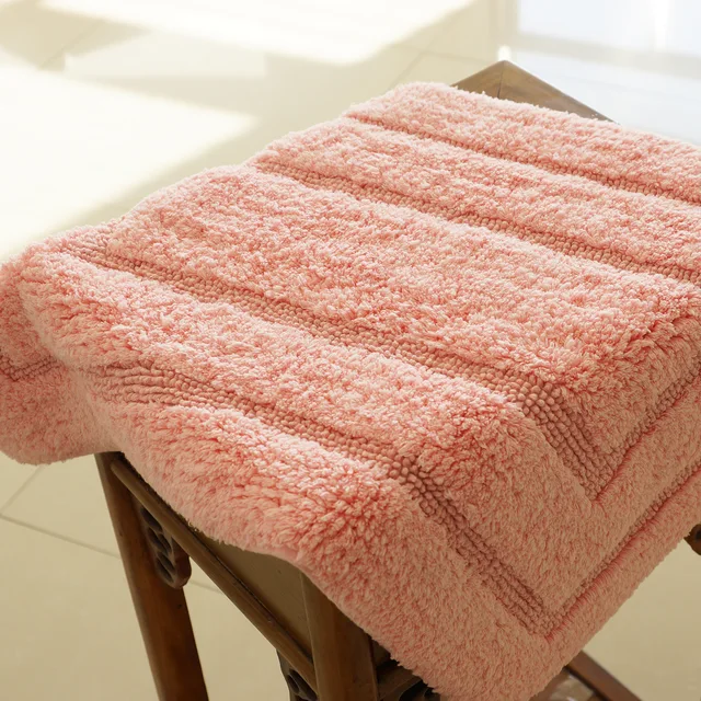 Custom 100% Cotton Bath Rug for Home and Hotel