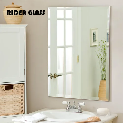 Rider Custom Glass Wall Art Decorative Bathroom Makeup Mirror