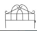 Garden border fence