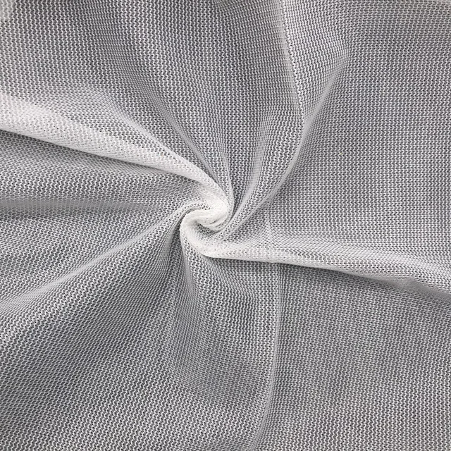 100% Polyester White Tricot Fabric