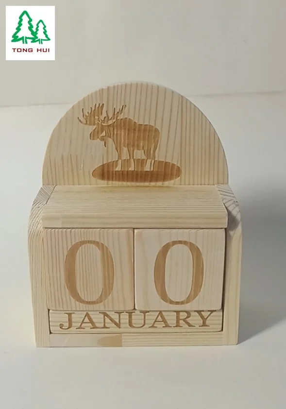 Wooden calendar
